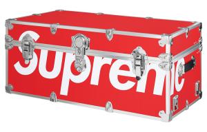 Supreme Чемодан для хранения из композитной доски из бука Unisex красный/леопардовый принт