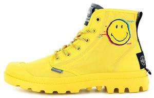 Pampa Canvas Shoes Unisex High-top Yellow Palladium