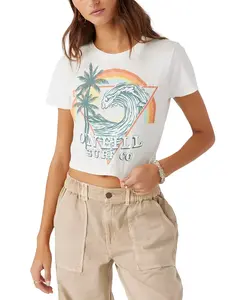 Футболка с принтом Rainbow Shore для юниоров O'Neill, белый