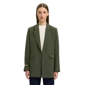 Блейзер Selected Rita Relaxed, зеленый