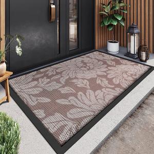 Dajiang Ковер 80х150 см для прихожей, пылесборник, износостойкий, не требует стирки, модель Huaxiao Jiyuan, безворсовый