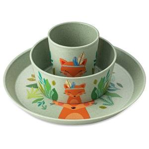 Набор для завтрака connect harry (3 шт.) Koziol, зеленый