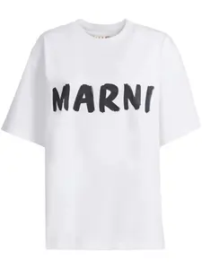 Футболка с логотипом Marni, белый