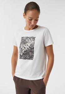 Футболка с принтом comma casual identity, белый