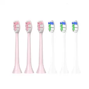Сменные насадки для зубной щетки CHENSONG, белый/розовый
