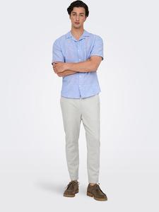 Тканевые брюки ONLY & SONS, светло-серый