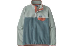 Флисовая куртка на кнопках Patagonia, светло-зеленый