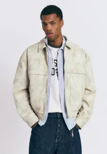 Куртка из искусственной кожи Pull&Bear, Beige