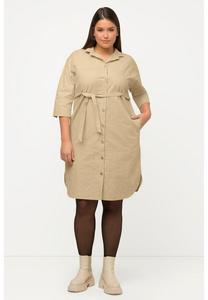 Платье-рубашка Ulla Popken, бежевый