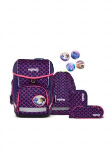 Ergobag Рюкзак 'Cubo Set 5 tlg' в цвете Dusty Blue