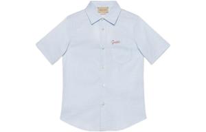 Рубашка детская Gucci, светло-голубой