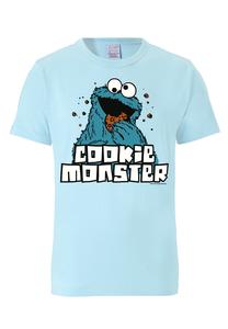 Футболка Logoshirt Sesamstrasse Krümelmonster, светло-синий
