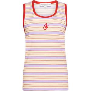 Полосатый жилет JW Anderson, розовый