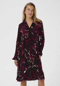 Платье Kaffe Day dress, Windsor Wine Black Flower/Bordeaux