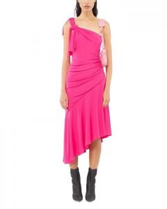 Асимметричное платье PINKO Sagrantino, мультиколор