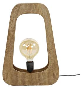 Настольная лампа Hoyz Collection Bary, коричневый - массив дерева - 35 x 50 x 11 см