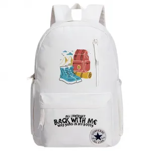 Converse Полиэстеровый рюкзак средний унисекс белый