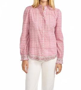 Чарли рубашка с длинным рукавом в цвете лавандовый чертополох Marea