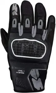 Мотоциклетные перчатки SPIDI G-Warrior (черный/песочный, размер S), black/grey