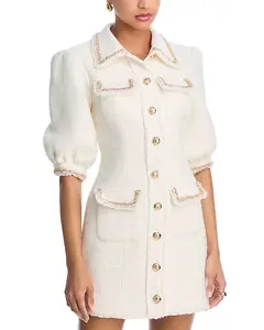 Мини-Платье с украшениями Cinq À Sept, белый