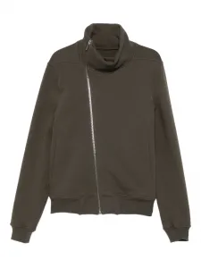 Куртка на молнии с высоким воротником Rick Owens, зеленый