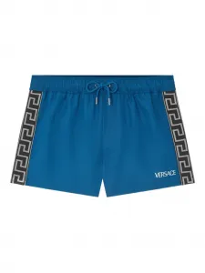 Плавки-шорты с кулиской Versace, синий