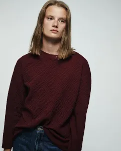 Текстура жаккардового корпуса Sfera, бордовый