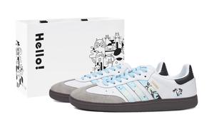 Adidas Originals Самба OG легкие низкие кроссовки German Army Trainers Unisex белый синий серый