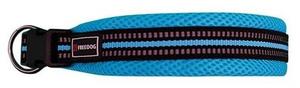 Мягкий спортивный нейлоновый ошейник Freedog с бирюзовым нейлоновым спортивным ошейником 38-66см х 25мм Freedog, цвет синий
