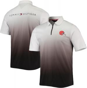 Мужская футболка-поло Tommy Hilfiger NFL Rory Quarter-Zip, Cleveland Browns, White