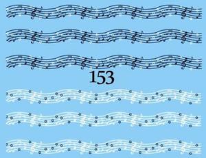 Водные наклейки для ногтей - №153, inna