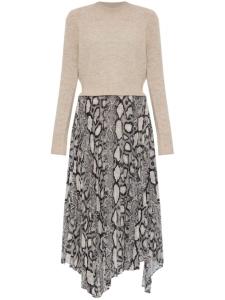 Платье миди AllSaints Donatella, нейтральный