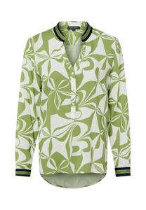 Блуза Franco Callegari Blouse, Erbse Ecru/Green