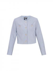 DreiMaster Женский пиджак светло-голубого цвета