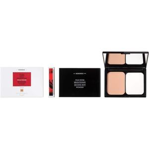 Компактная пудра KORRES Wild Rose Compact Powder WRP3 Medium-Dark с маслом дикой розы и витамином C Vegan 10 г