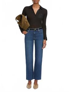 Джинсы Mellow Mid Rise Ankle Length Jeans в цвете Elixir Raw After FRAME, elixir raw after