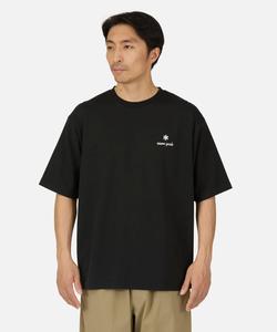 Футболка с коротким рукавом и логотипом Snow Peak OWH NSD-TS-25AU003 002, черный