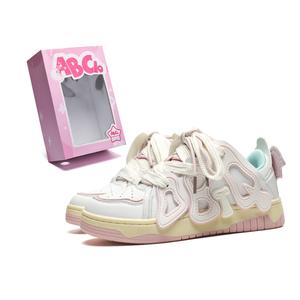 ABCIO Скользоустойчивые износостойкие низкие скейтерские женские туфли бело-красные - тёмный соус из сливы, цвет Dark Plum Sauce