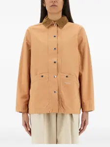 Куртка с вельветовым воротником Barbour, розовый