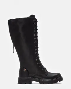 Женские черные сапоги с застежкой-молнией Refresh