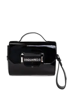 Сумка-тоут из кожи Dsquared2, черный