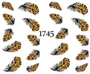 Водные наклейки для ногтей - № 1745, Raisin