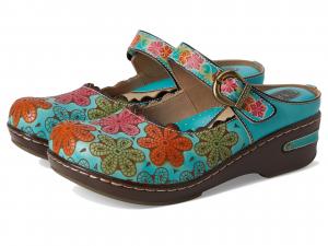 Сабо L'Artiste by Spring Step Flochino, цвет Turquoise Multi