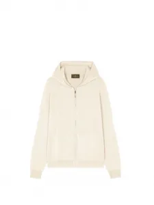 Вязаная худи на молнии BOMPARD, бежевый