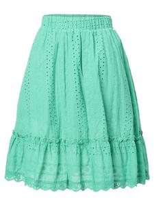 Юбка Influencer Broderie, зеленый