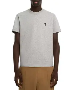 Футболка с коротким рукавом и логотипом Adc Ami, серый