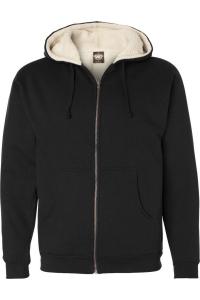 Толстовка с капюшоном и подкладкой из шерпы Independent Trading Co Independent Trading Co., цвет black/ natural