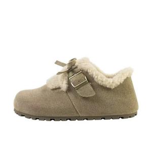 Термоусадочные противоскользящие ботинки до щиколотки Snow Boots Women's BINGO DUCK, бежевый