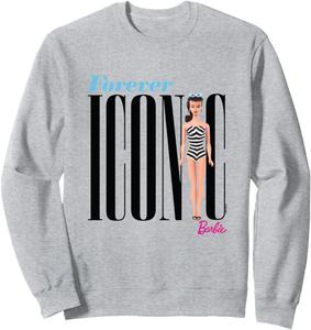 Толстовка Barbie - Forever Iconic, серая