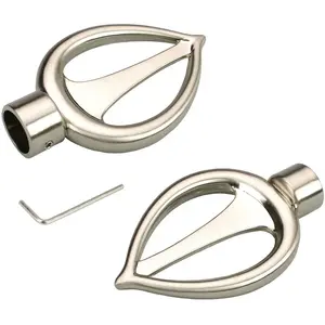 Наконечник для карнизной штанги Flamme для карнизов Ø 16 мм Liedeco, Edelstahlfarben